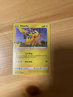 Pokemon 25th Anniversary Stamped Pikachu MINT Centered Holo General Mills Promo - Image 1