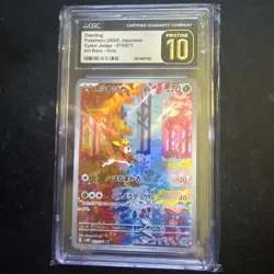 Pokemon TCG Japanese Deerling Art Rare Cyber Judge #73 Graded CGC PRISTINE 10 - Image 1
