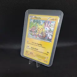 Pokemon Pikachu XY95 Holo 2016 Let's Eat Together | RARE - Image 2