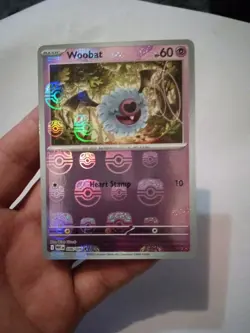 2025 Scarlet & Violet Series - White Flare Woobat Master Ball #36 - Image 1