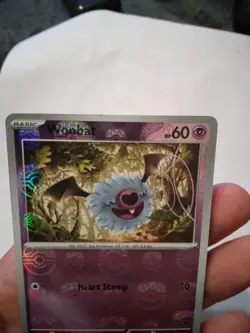 2025 Scarlet & Violet Series - White Flare Woobat Master Ball #36 - Image 3