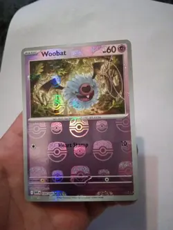 2025 Scarlet & Violet Series - White Flare Woobat Master Ball #36 - Image 4