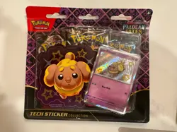 Pokemon TCG Paldean Fates Tech Sticker Trio Fidough Maschiff Greavard Sealed 3 - Image 3