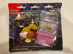Pokemon TCG Paldean Fates Tech Sticker Trio Fidough Maschiff Greavard Sealed 3 - Image 4