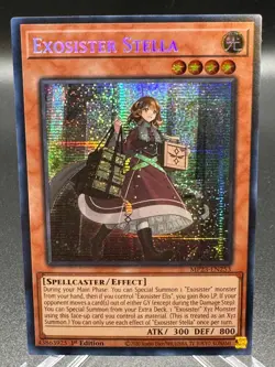 Yugioh Exosister Stella MP23-EN253 Secret Rare 1st Ed NM TCG - Image 1