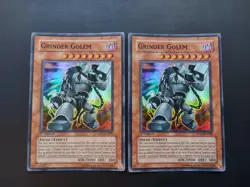 Yugioh - Grinder Golem DP07-EN009 Super Rare 1st Edition x1 - Image 1