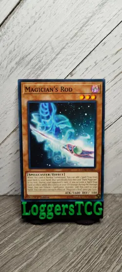 Yu-Gi-Oh! Magician's Rod / LEDD-ENA05 1st Edition LP - Image 1
