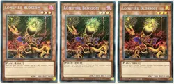 3 x RA01-EN002 Lonefire Blossom - Secret Rare 1st Edition Near Mint YuGiOh Cards - Image 1