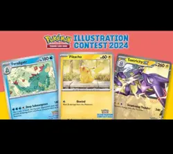 2024 Pokemon Illustration Contest Sealed Promo 3 Card Pack - Feraligatr Pikachu - Image 1