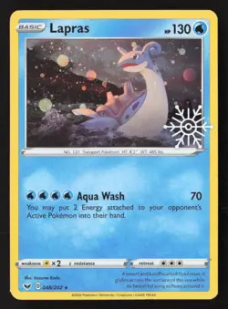 Lapras - (Holiday Calendar) Promo Miscellaneous Cards & Products 048/202 NM - Image 1