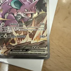 Pokemon TCG Team Rockets Nidoking EX Holo Card 233/182 Destined Rivals Series - Image 4