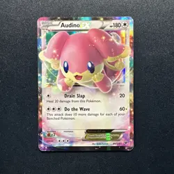 Audino EX 84/124 Fates Collide Ultra Rare Holo Pokemon Card - Image 1
