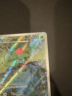 Ivysaur Scarlet & Violet 151 167/165 Illustration Rare Pack Fresh Pokemon Card - Image 3