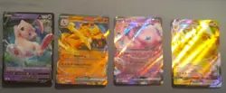 Pokemon Lot 4 Cards Charizard Ex, Mew V, Japanese, Mew Ex, & Pikachu VMAX. M/NM - Image 1