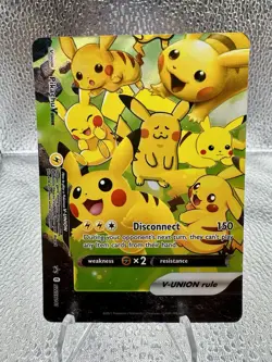 Pikachu V-Union SWSH141 SWSH: Sword & Shield Promo Cards Holo - Image 1