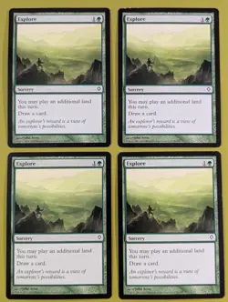 Explore x4 Worldwake 4x Playset Magic the Gathering MTG - Image 1