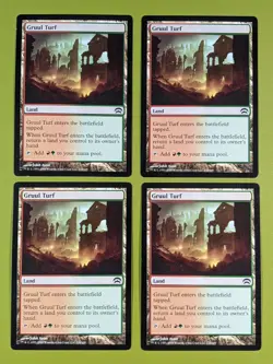 Gruul Turf x4 Planechase 4x Playset Magic the Gathering MTG - Image 1