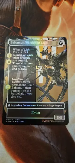 Dion, Bahamut's Dominant (Borderless) Final Fantasy Foil - Image 2