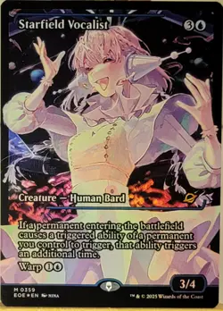 Starfield Vocalist (Showcase) Edge of Eternities Foil - Image 1