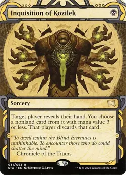 Inquisition of Kozilek Borderless Regular - Strixhaven Mystical Archive MTG-NM - Image 1