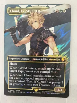 Cloud, Ex-SOLDIER - Surge Foil - #M210 - Magic The Gathering - Image 1