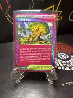 Pokemon TCG Grand Tree 136/142 Stellar Crown ACE SPEC Trainer Holo Near Mint - Image 1