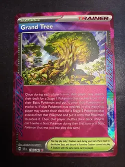 Pokemon TCG Grand Tree 136/142 Stellar Crown ACE SPEC Trainer Holo Near Mint - Image 2