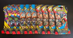 2025 Pokemon Mega Evolution Sleeved Booster Pack Sealed Pokemon Packs Lot 10x - Image 1