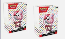 Pokemon TCG Scarlet & Violet 151 Booster Bundle - Lot Of 2 - FACTORY SEALED - Image 1