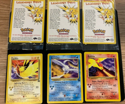 Moltres Articuno Zapdos Promo 21 22 23 SEALED Mint Pokemon WOTC Black Star 2 - Image 1