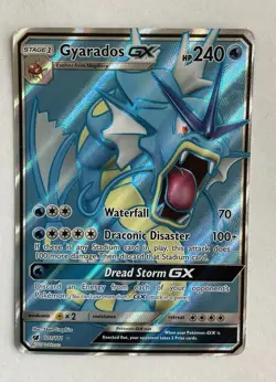 Gyarados Full Art GX 101/111 Ultra Rare Crimson Invasion Pokemon TCG Sun & Moon - Image 2