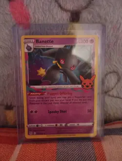 2022 Stage 1 Banette Evolves From Shuppet Pokemon Training Card Game - Image 1