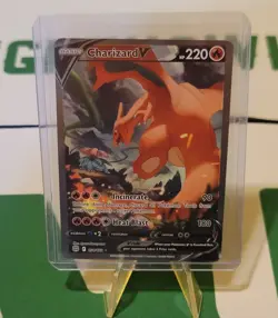 Pokemon Charizard v Alternate Full Art Holo Card 154/172 Swsh09 Brilliant Stars - Image 1