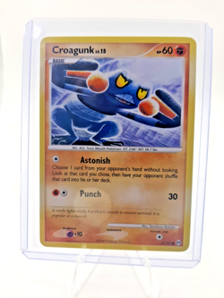 Croagunk 61/99 Arceus Common Regular Pokemon Card TCG Trading Card Game - Image 1