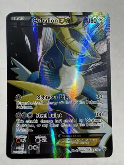 Pokemon Cobalion EX Full Art Plasma Storm 133/135 Ultra Rare Holo Card - Image 1