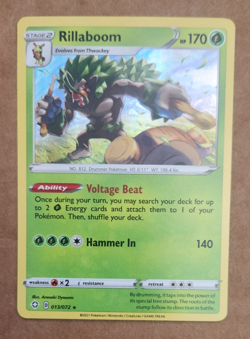 Pokemon - Rillaboom 013/072 - Rare Holo Card - Shining Fates - Image 1