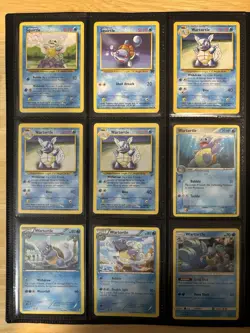 Pokemon TCG Card Lot Squirtle & Wartortle Base Set, Base Set 2, Older Sets LP/MP - Image 1