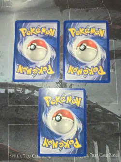 Giovanni's Gym Challenge 3 Card Lot Nidoran, Magikarp, Machop Pokemon - Image 2