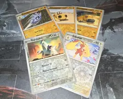 Prismatic Evolutions Reverse Holo 5 Card Lot Pokemon Near Mint - Image 1
