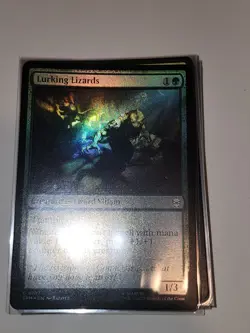 NM Foil Lurking Lizards, MTG, Marvel's Spider-Man, Magic the Gathering, 107 - Image 1