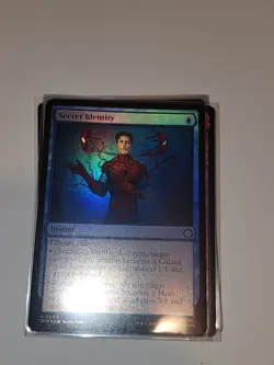 NM Foil Secret Identity, MTG, Marvel's Spider-Man, Magic the Gathering, 43 - Image 1