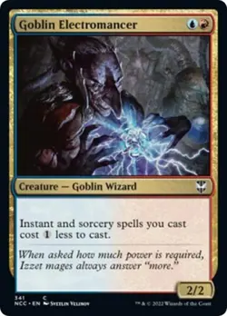 Goblin Electromancer - Near Mint MTG Commander: Streets of New Capenna - Image 1