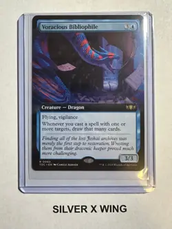 Voracious Bibliophile Extended Art x1, MTG, Commander: Tarkir: Dragonstorm, NM - Image 1