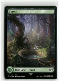 Forest 0306 - FINAL FANTASY MTG NM - Image 1