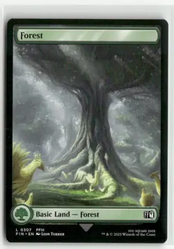 Forest 0307 - FINAL FANTASY MTG NM - Image 1