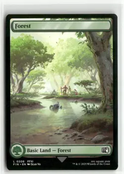 Forest 0308 - FINAL FANTASY MTG NM - Image 1