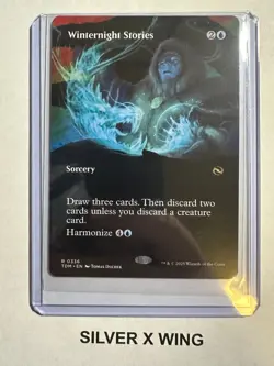 Winternight Stories Borderless x1, MTG, Tarkir: Dragonstorm, TDM, NM - Image 1