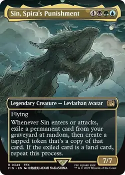 Sin, Spira's Punishment Borderless Foil - FIN 0348 NM - MTG - Image 1