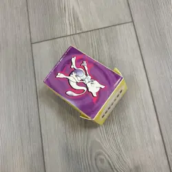 1999 Vintage Pokemon Deck Box Pikachu & Mewtwo ZAP Empty Deck Box Only - Used - Image 4