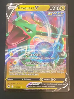 CARTE POKEMON RAYQUAZA V 100/159 FR ULTRA RARE EB ZENITH SUPREME - NM/M - Image 1
